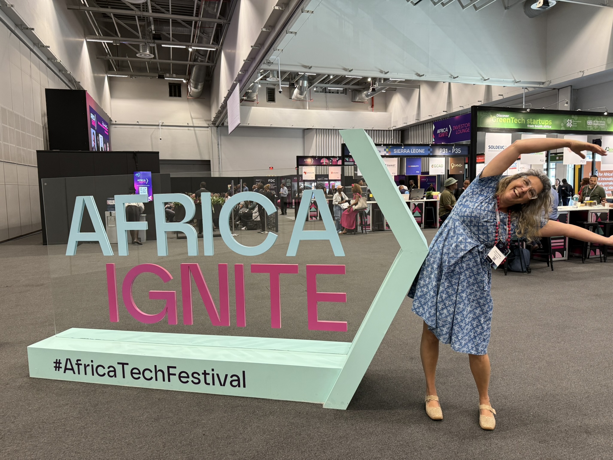 Dana Smirin at the Africa Ignite tech festival